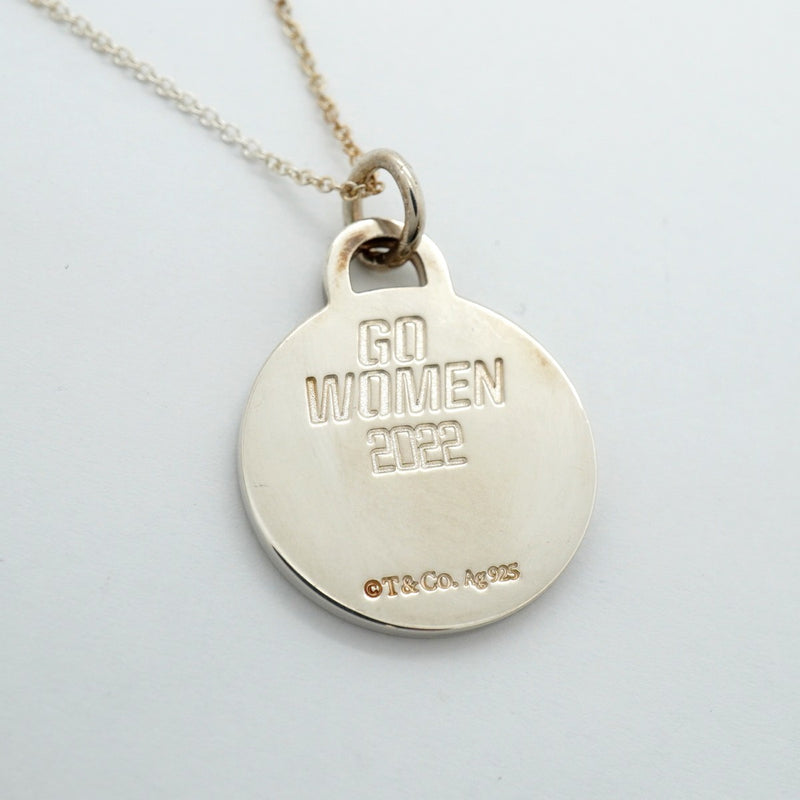 【6jgb0095-k】ティファニー ネックレス GO WOMEN シルバー925【中古】レディース
