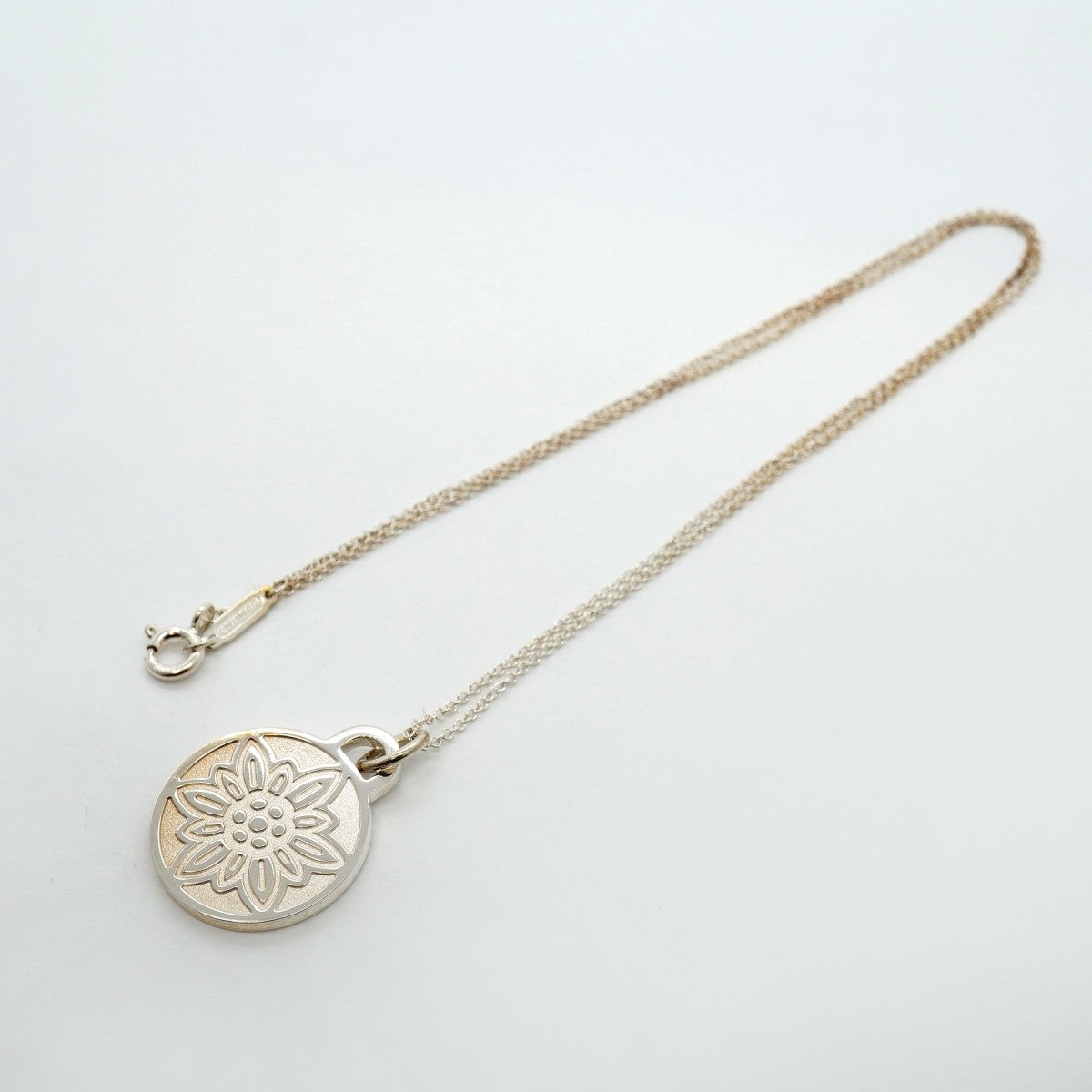 【6jgb0096-k】ティファニー ネックレス GO WOMEN シルバー925【中古】レディース
