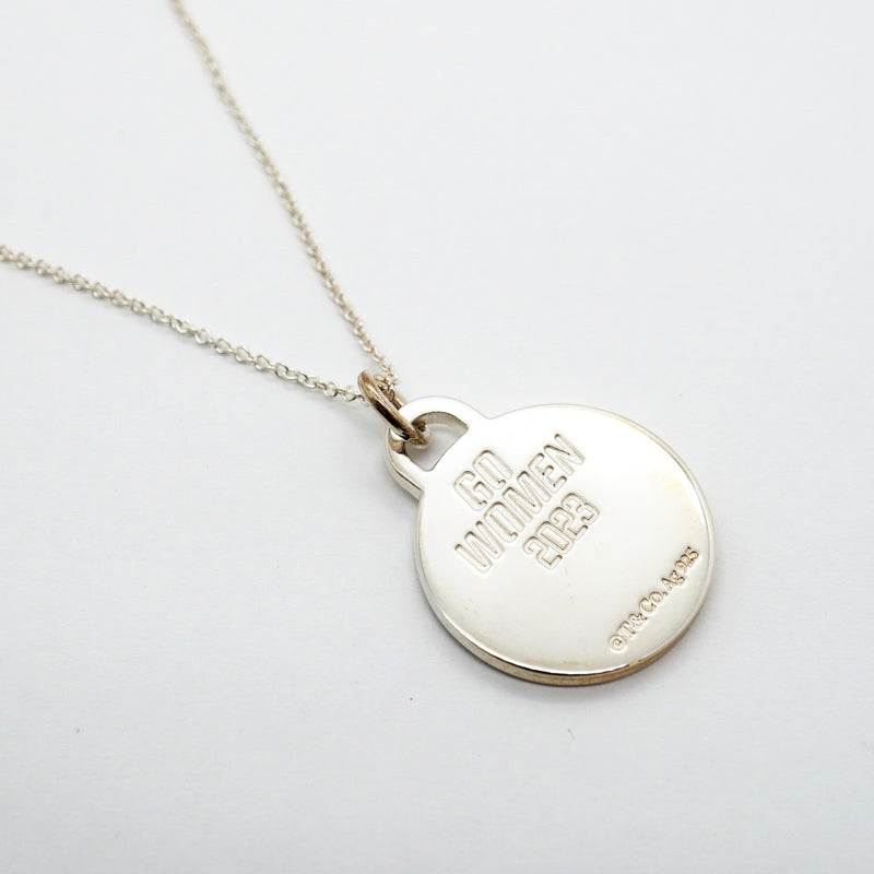 【6jgb0096-k】ティファニー ネックレス GO WOMEN シルバー925【中古】レディース
