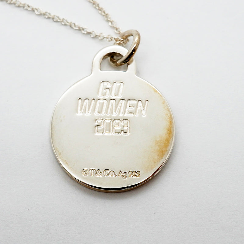 【6jgb0096-k】ティファニー ネックレス GO WOMEN シルバー925【中古】レディース