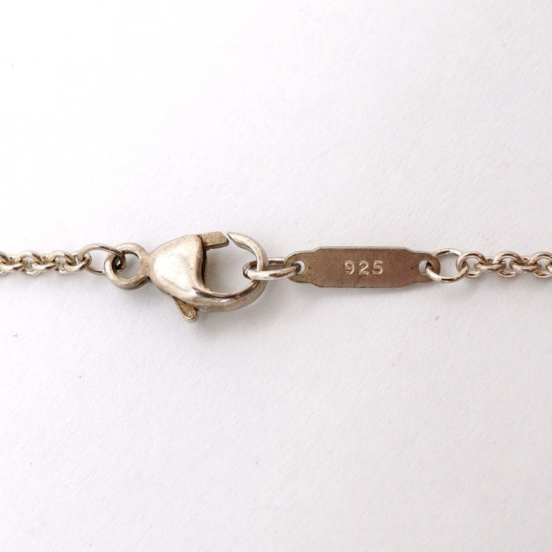 【6jgb0105-k】ティファニー ネックレス ナローバー シルバー925【中古】レディース