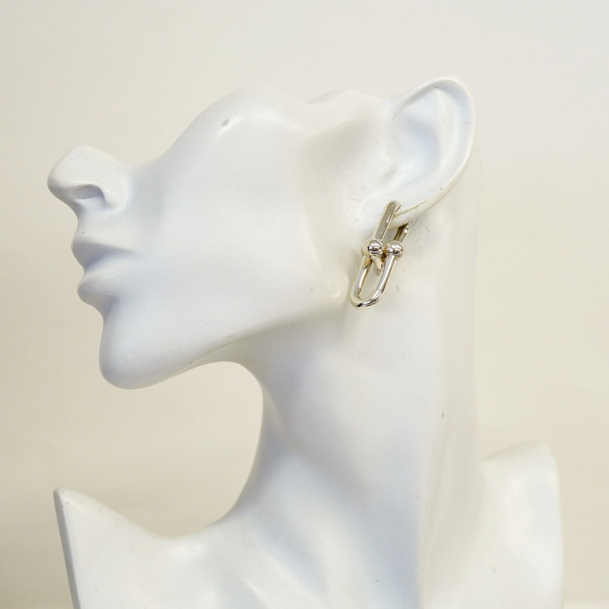 【6jgb0108-k】ティファニー ピアス ハードウェア/ラージリンク シルバー925【中古】メンズ レディース ユニセックス