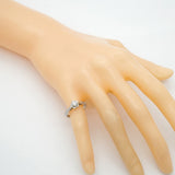 【6jgb0111】シャネル リング カメリア Pt950 プラチナ ダイヤモンド ＃49【中古】レディース