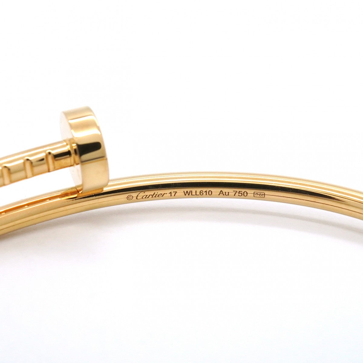 【6jgb0120】カルティエ バングル ジュストアンクル SM K18YG イエローゴールド【中古】メンズ レディース ユニセックス