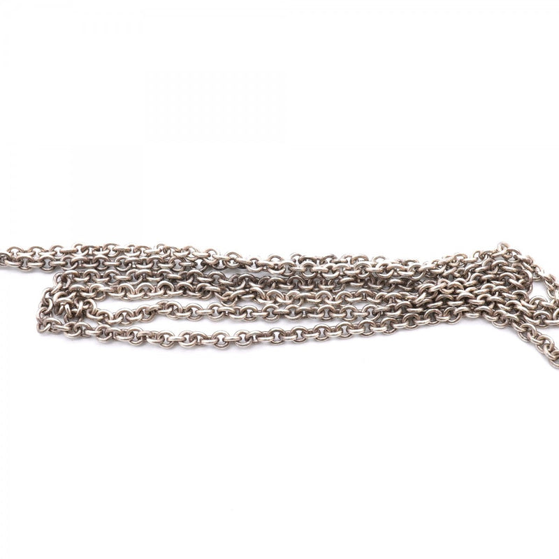 【6jgb0122】ティファニー ネックレス ナロー/ループ オーバル シルバー925【中古】レディース