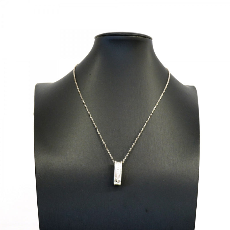 【6jgb0122】ティファニー ネックレス ナロー/ループ オーバル シルバー925【中古】レディース