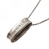 【6jgb0122】ティファニー ネックレス ナロー/ループ オーバル シルバー925【中古】レディース