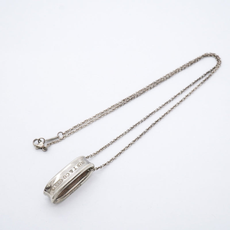 【6jgb0122】ティファニー ネックレス ナロー/ループ オーバル シルバー925【中古】レディース