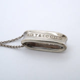 【6jgb0122】ティファニー ネックレス ナロー/ループ オーバル シルバー925【中古】レディース