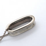 【6jgb0122】ティファニー ネックレス ナロー/ループ オーバル シルバー925【中古】レディース