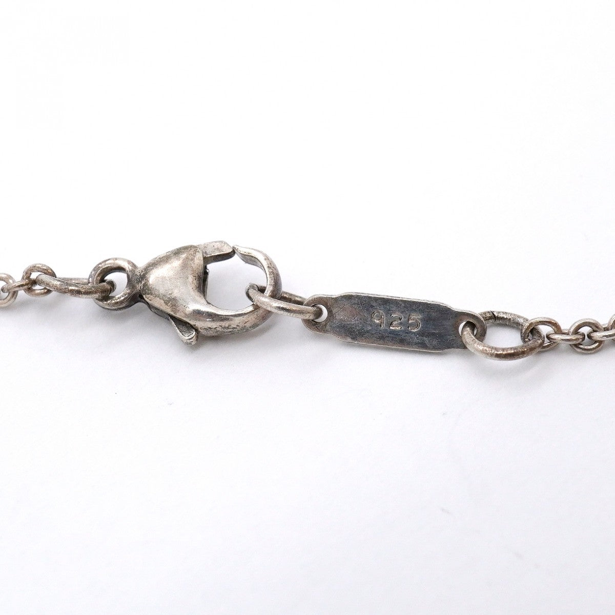 【6jgb0122】ティファニー ネックレス ナロー/ループ オーバル シルバー925【中古】レディース