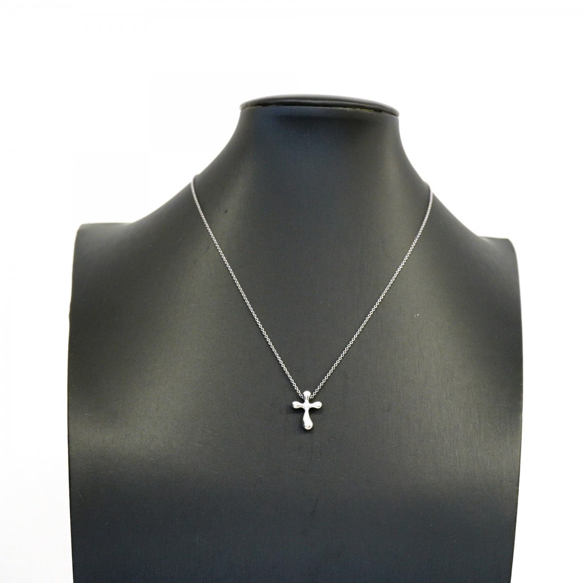 【6jgb0123】ティファニー ネックレス スモールクロス シルバー925【中古】レディース