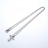 【6jgb0123】ティファニー ネックレス スモールクロス シルバー925【中古】レディース
