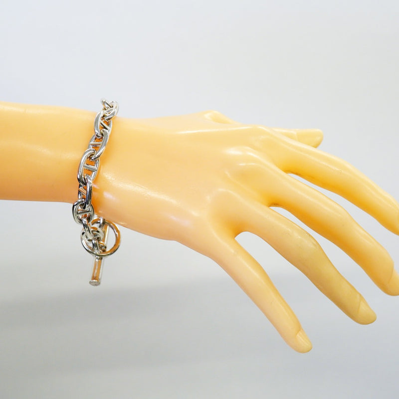 【6jgb0124】エルメス ブレスレット シェーヌダンクル MM 15コマ シルバー925【中古】メンズ レディース ユニセックス
