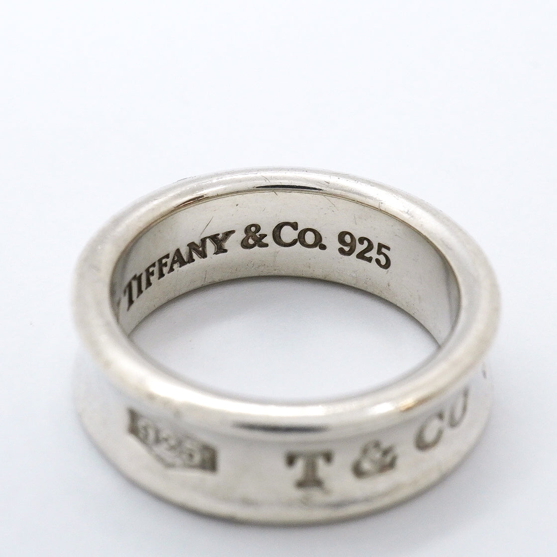 【6jgb0128-k】ティファニー リング ナロー シルバー925 15.5号【中古】レディース
