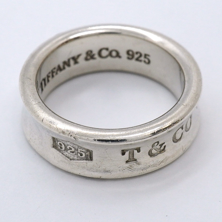 【6jgb0128-k】ティファニー リング ナロー シルバー925 15.5号【中古】レディース