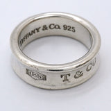 【6jgb0128-k】ティファニー リング ナロー シルバー925 15.5号【中古】レディース