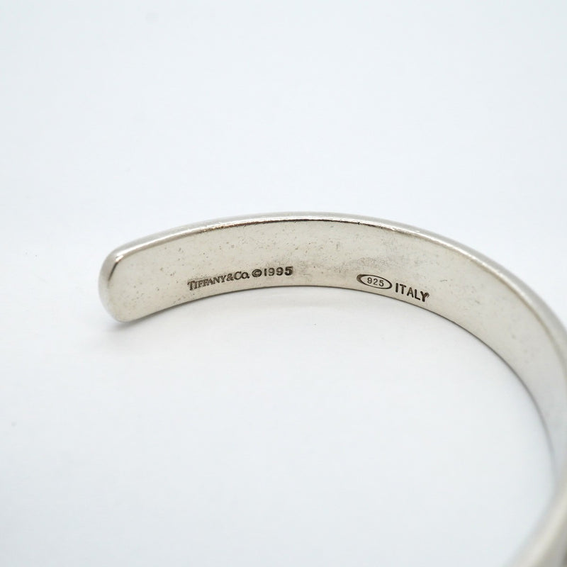 【6jgb0130-k】ティファニー バングル アトラス シルバー925【中古】レディース
