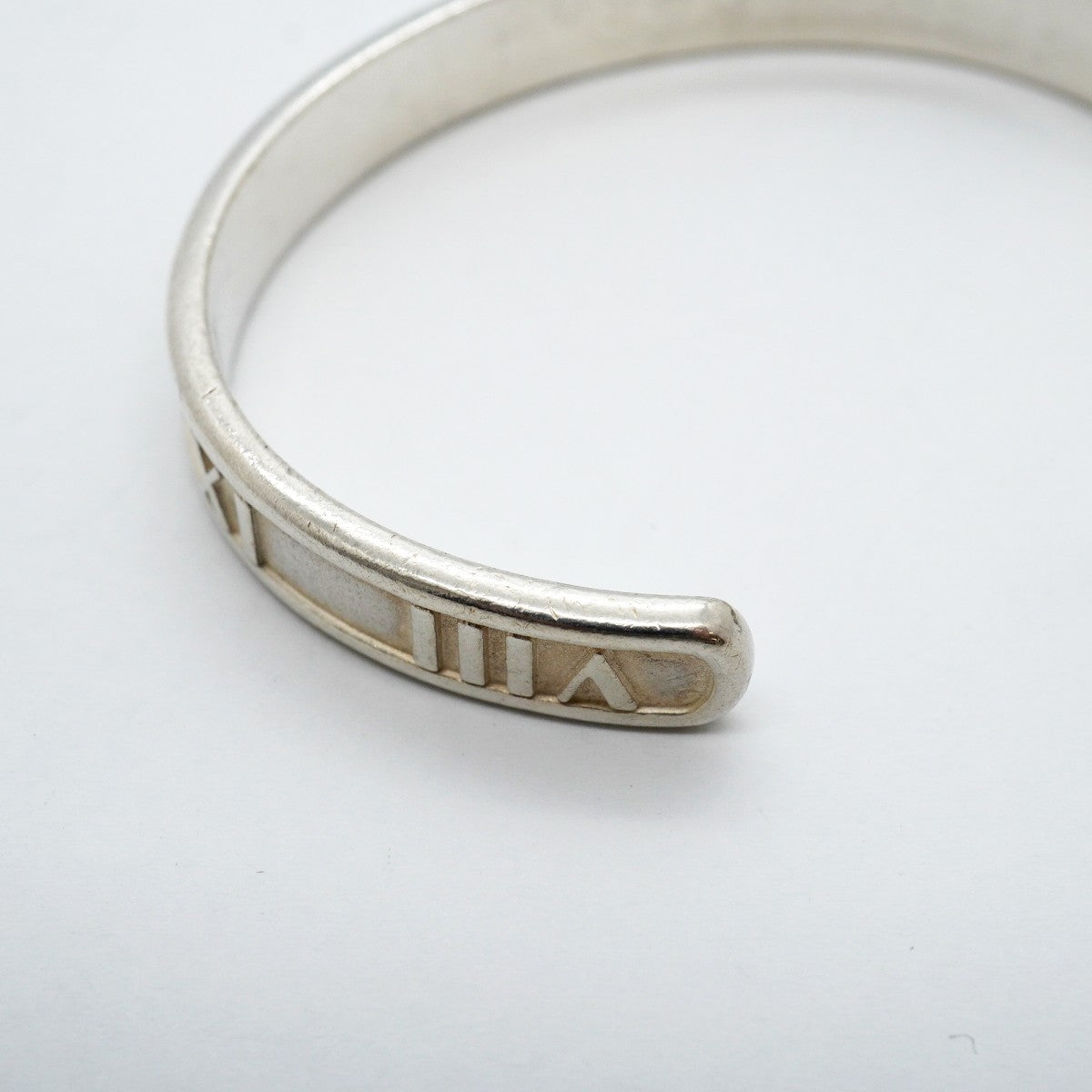 【6jgb0130-k】ティファニー バングル アトラス シルバー925【中古】レディース