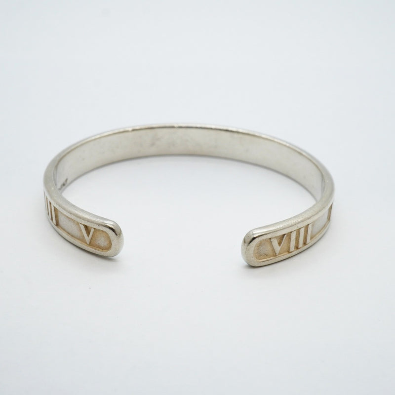 【6jgb0130-k】ティファニー バングル アトラス シルバー925【中古】レディース