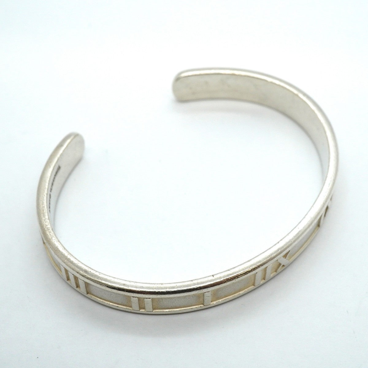 【6jgb0130-k】ティファニー バングル アトラス シルバー925【中古】レディース