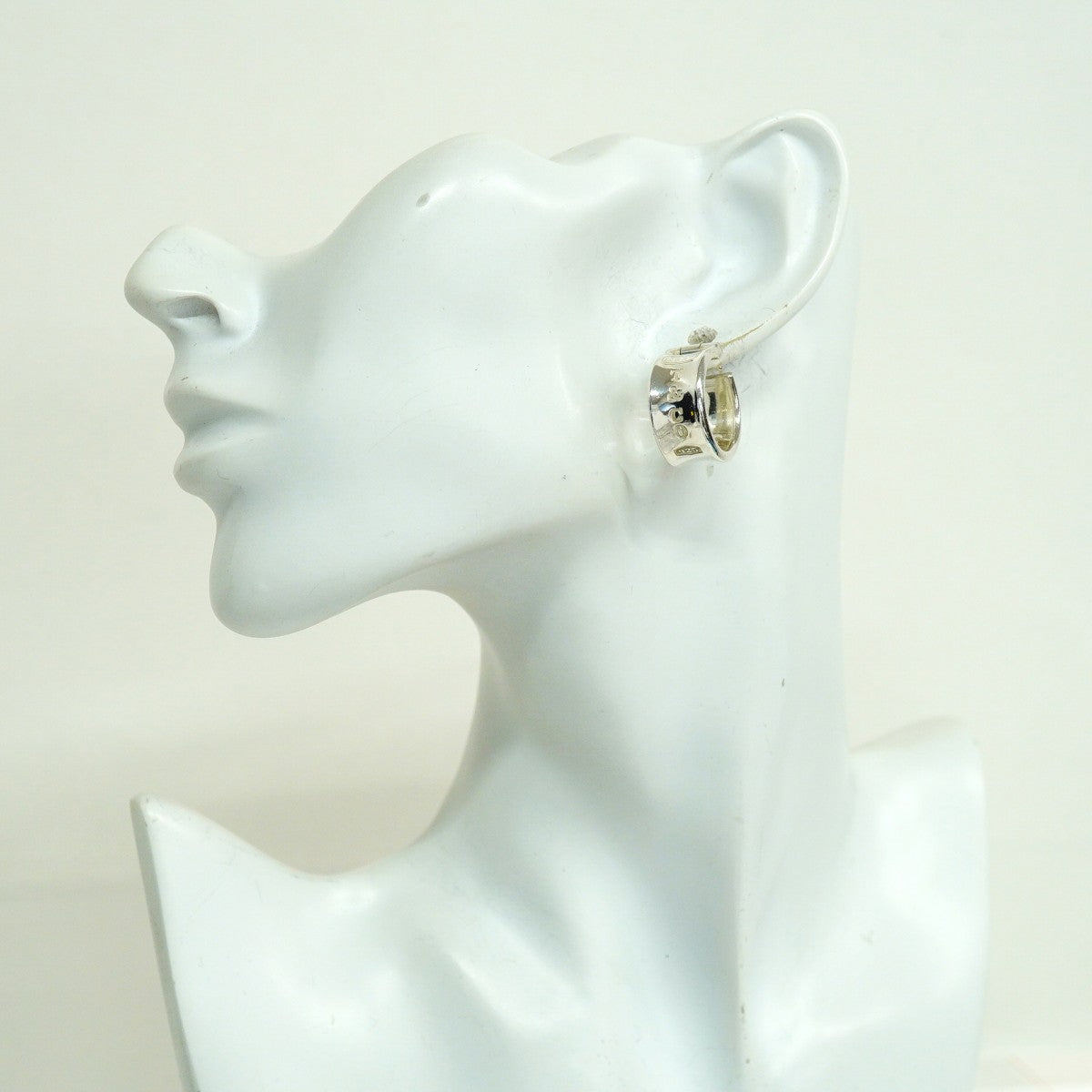 【6jgb0131-k】ティファニー ピアス ナロー/フープ シルバー925【中古】メンズ レディース ユニセックス
