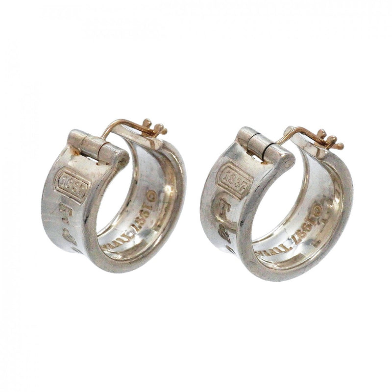 【6jgb0131-k】ティファニー ピアス ナロー/フープ シルバー925【中古】メンズ レディース ユニセックス