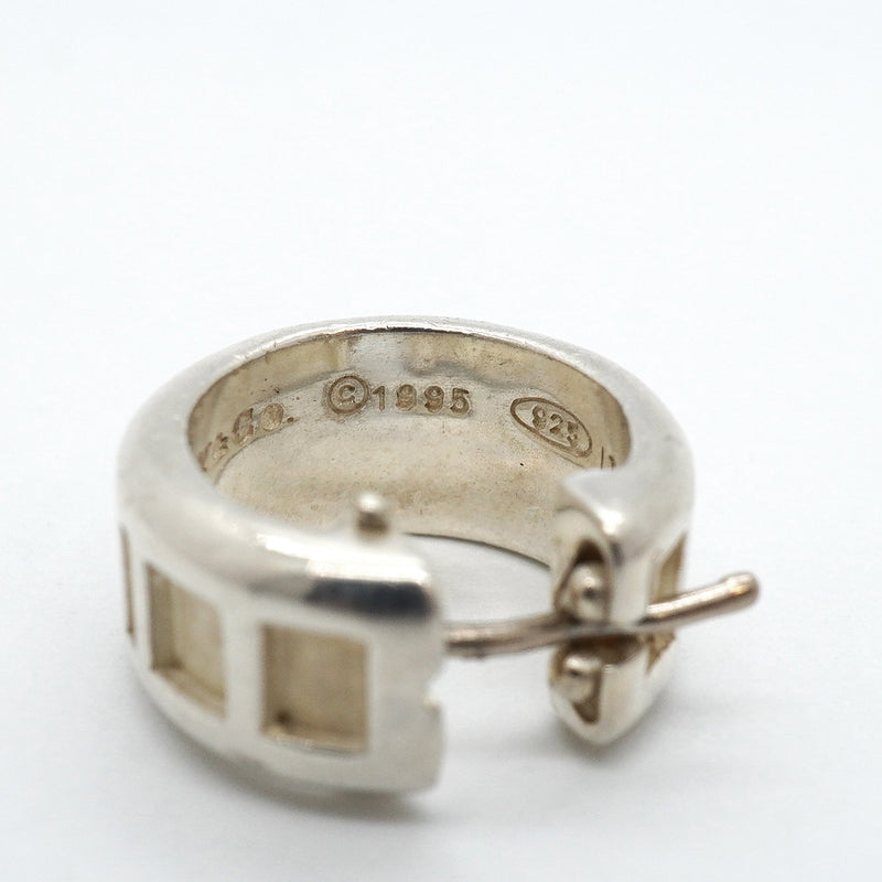 【6jgb0132-k】ティファニー ピアス アトラス フープ シルバー925【中古】レディース