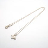【6jgb0133-k】ティファニー ネックレス バタフライ シルバー925【中古】レディース