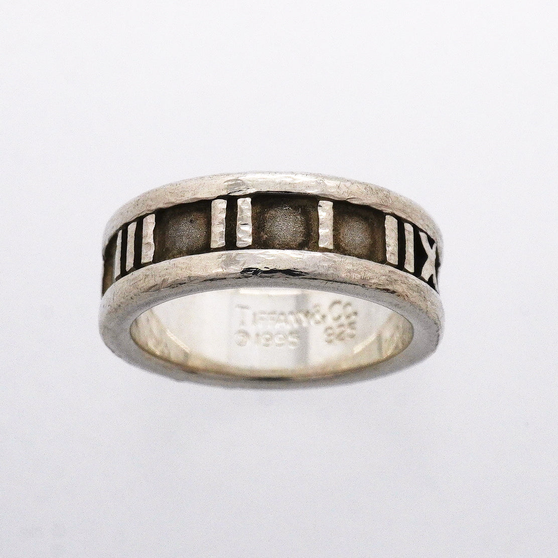 【6jgb0138-k】ティファニー リング アトラス シルバー925 8号【中古】レディース