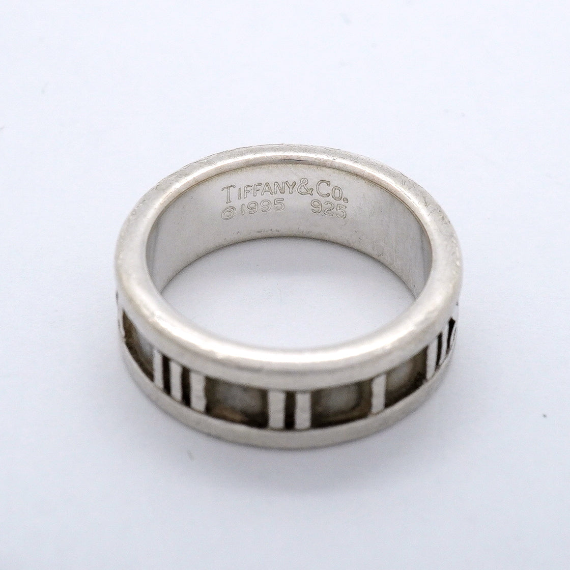 【6jgb0138-k】ティファニー リング アトラス シルバー925 8号【中古】レディース