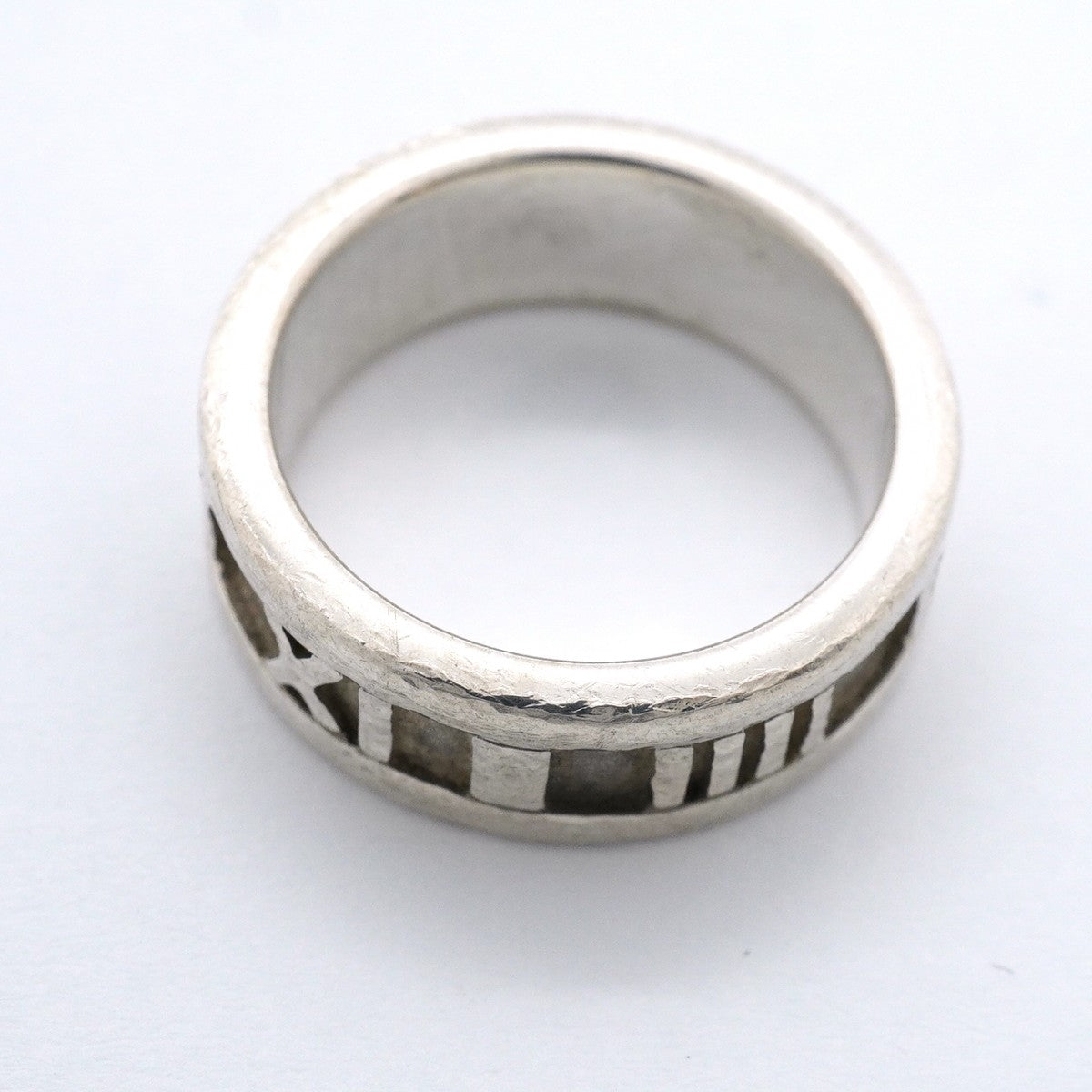 【6jgb0138-k】ティファニー リング アトラス シルバー925 8号【中古】レディース
