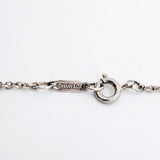 【6jgb0140-k】ティファニー ネックレス シグネチャークロス K18YG イエローゴールド シルバー925【中古】レディース