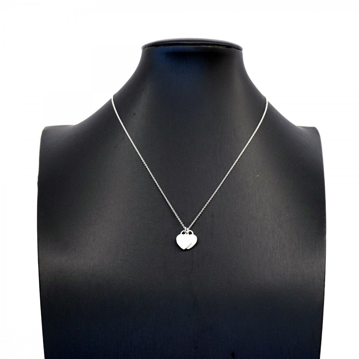 【6jgb0141-k】ティファニー ネックレス ダブルリターントゥハート シルバー925【中古】レディース