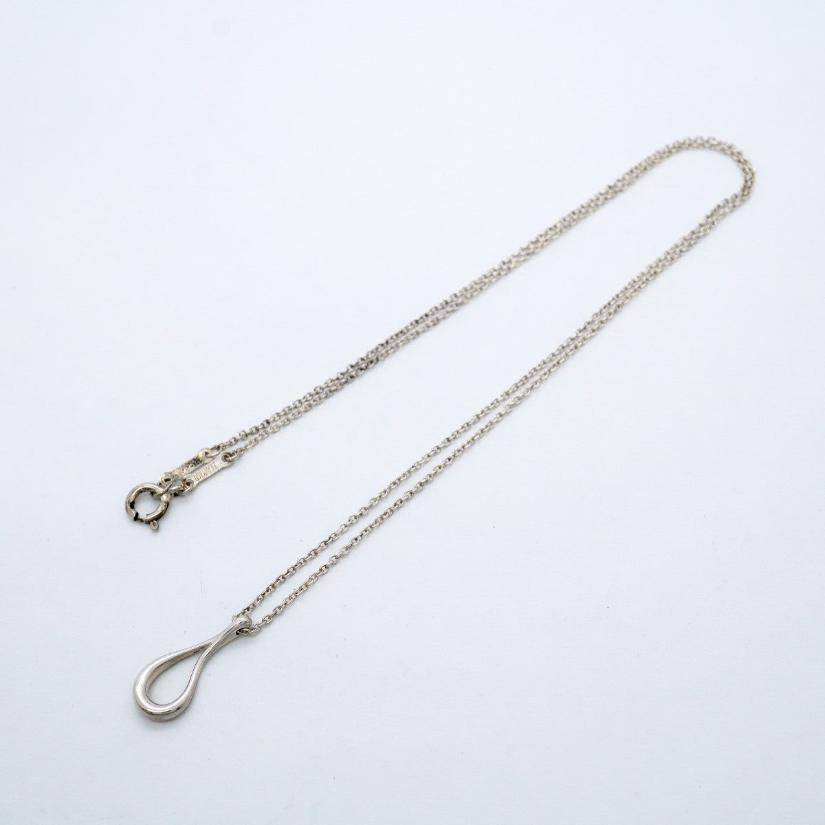 【6jgb0144-k】ティファニー ネックレス ティアドロップ シルバー925【中古】レディース