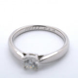 【6jgb0149】ティファニー リング ハーモニー 1PD Pt950 プラチナ ダイヤモンド 0.28ct 8号【中古】レディース