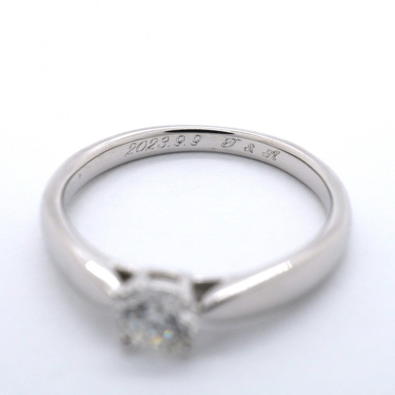 【6jgb0149】ティファニー リング ハーモニー 1PD Pt950 プラチナ ダイヤモンド 0.28ct 8号【中古】レディース