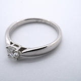 【6jgb0149】ティファニー リング ハーモニー 1PD Pt950 プラチナ ダイヤモンド 0.28ct 8号【中古】レディース
