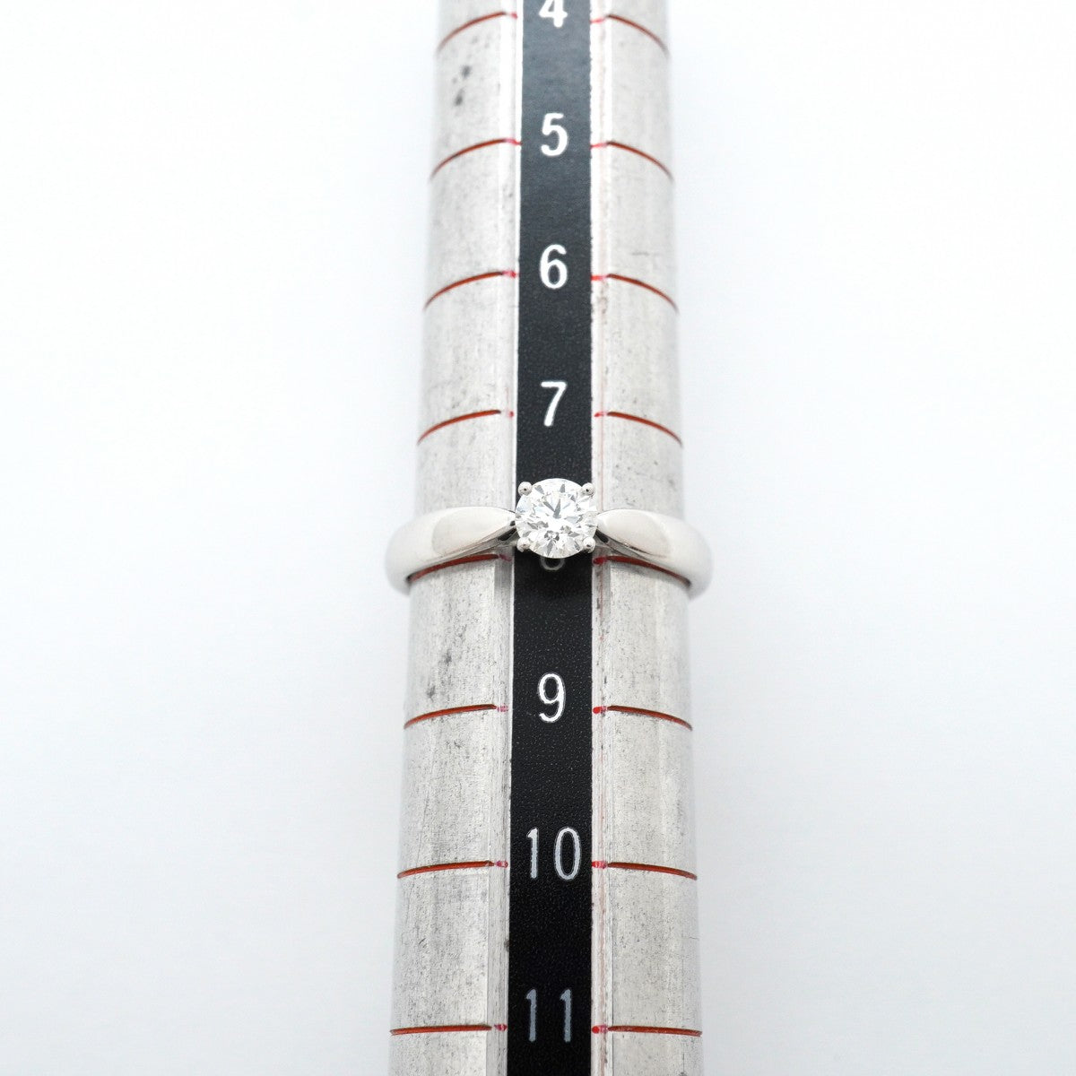 【6jgb0149】ティファニー リング ハーモニー 1PD Pt950 プラチナ ダイヤモンド 0.28ct 8号【中古】レディース
