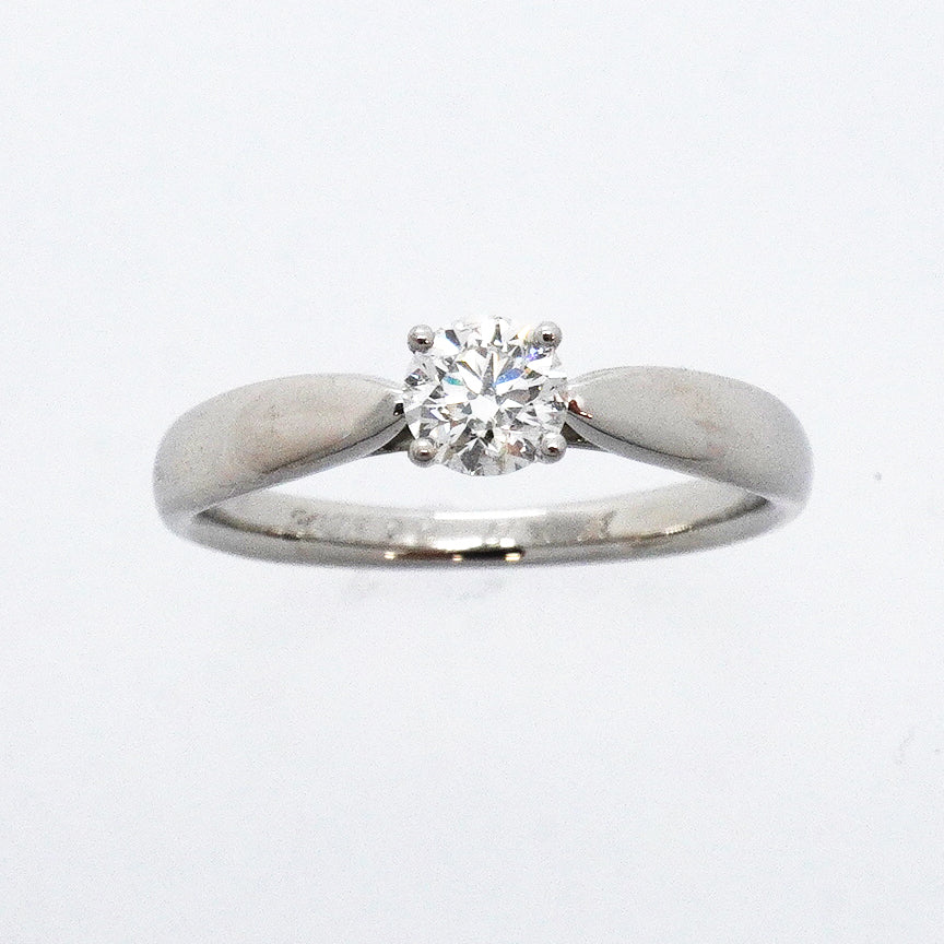 【6jgb0149】ティファニー リング ハーモニー 1PD Pt950 プラチナ ダイヤモンド 0.28ct 8号【中古】レディース