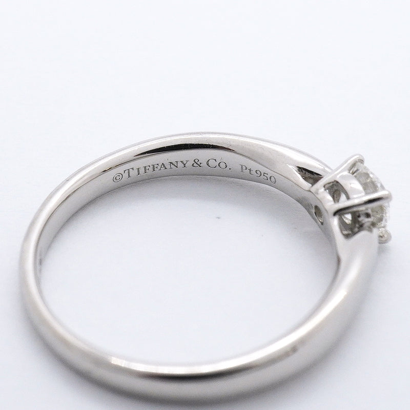 【6jgb0149】ティファニー リング ハーモニー 1PD Pt950 プラチナ ダイヤモンド 0.28ct 8号【中古】レディース