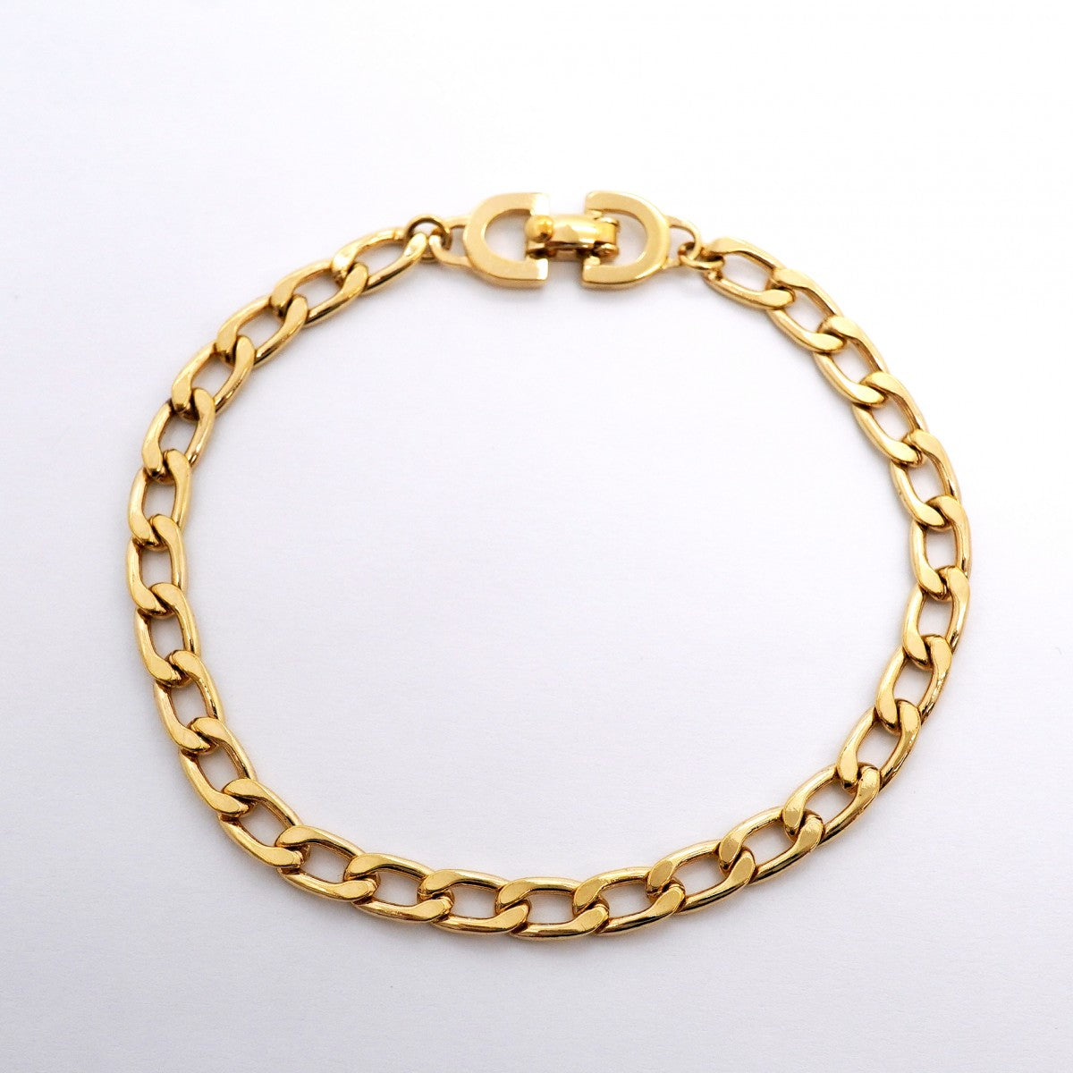 【6jgb0150】クリスチャンディオール ブレスレット GPメッキ ゴールド【中古】レディース