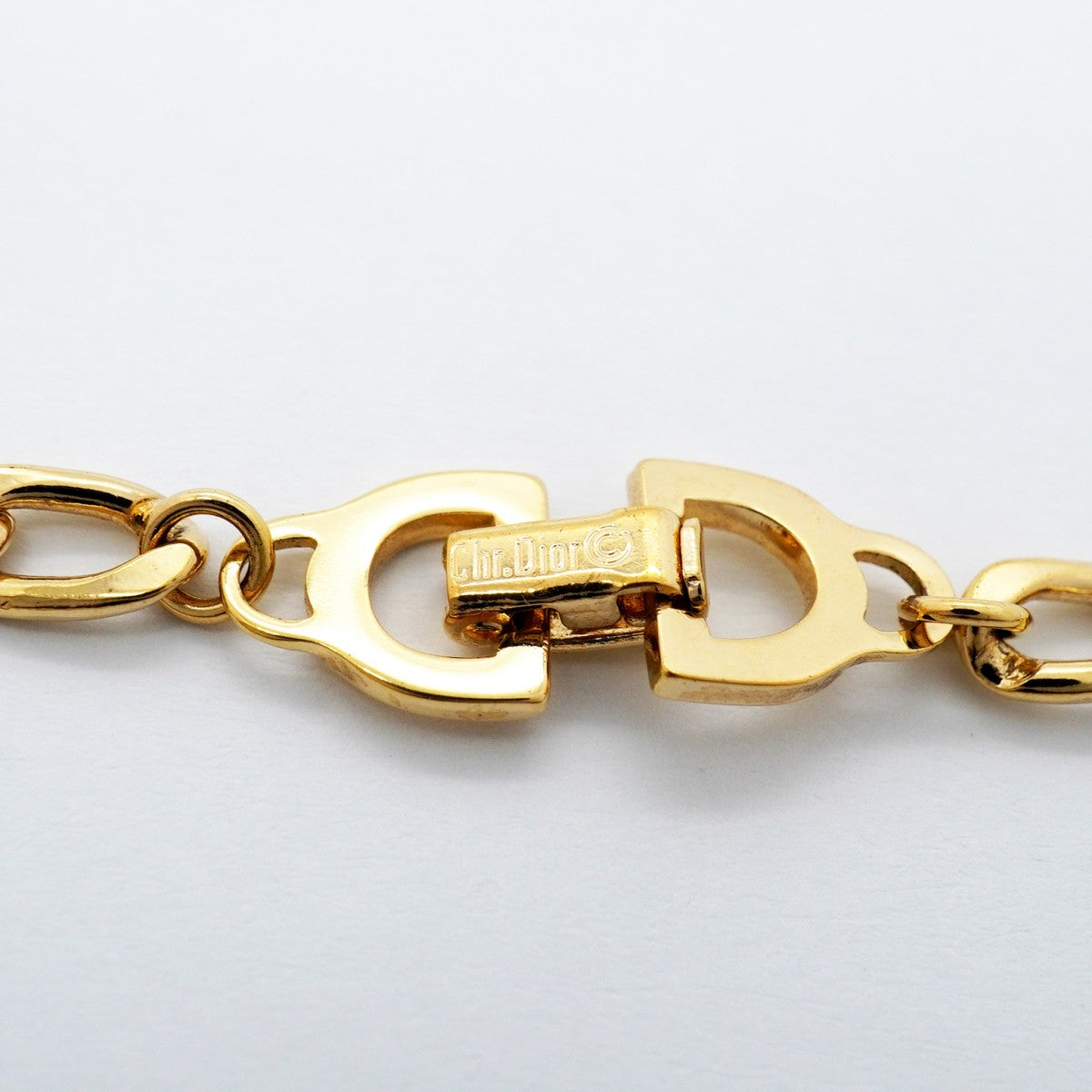 【6jgb0150】クリスチャンディオール ブレスレット GPメッキ ゴールド【中古】レディース