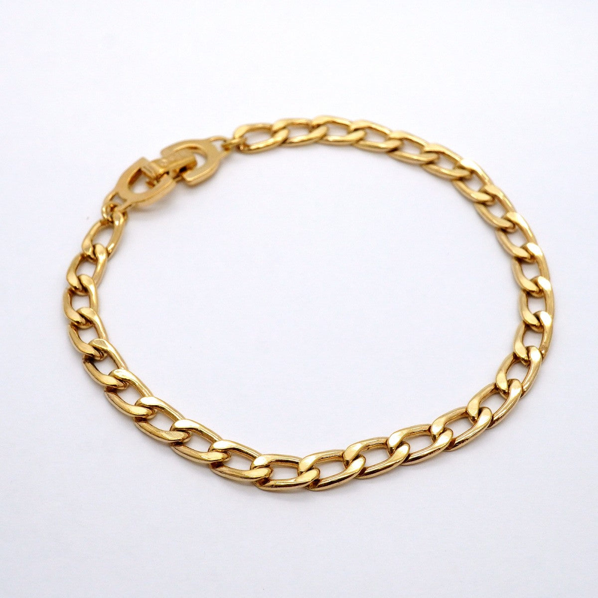 【6jgb0150】クリスチャンディオール ブレスレット GPメッキ ゴールド【中古】レディース