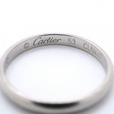 【6jgb0154】カルティエ リング クラシック Pt950 プラチナ ＃53【中古】レディース