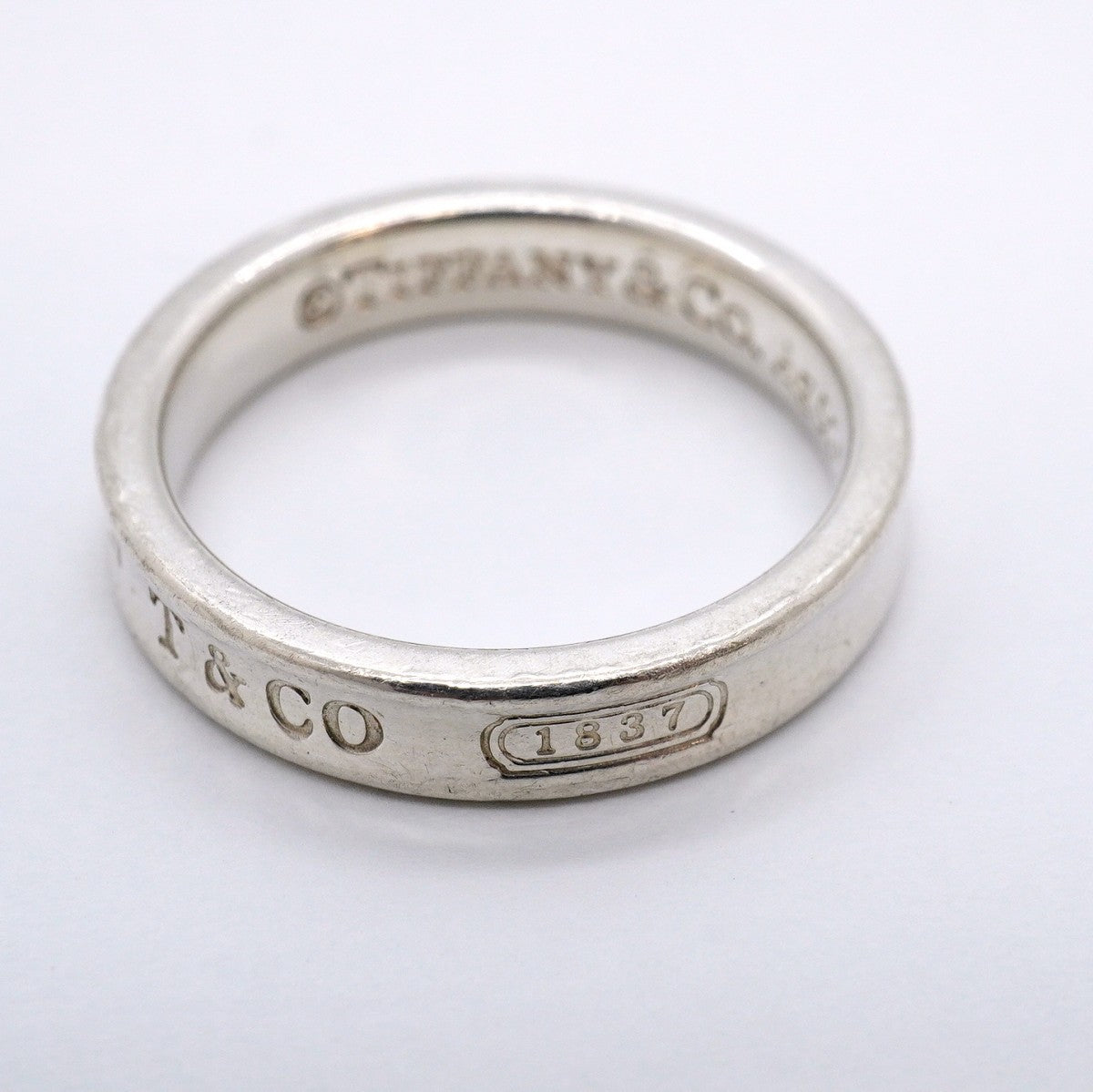 【6jgb0157-k】ティファニー リング ナロー シルバー925 12.5号【中古】レディース