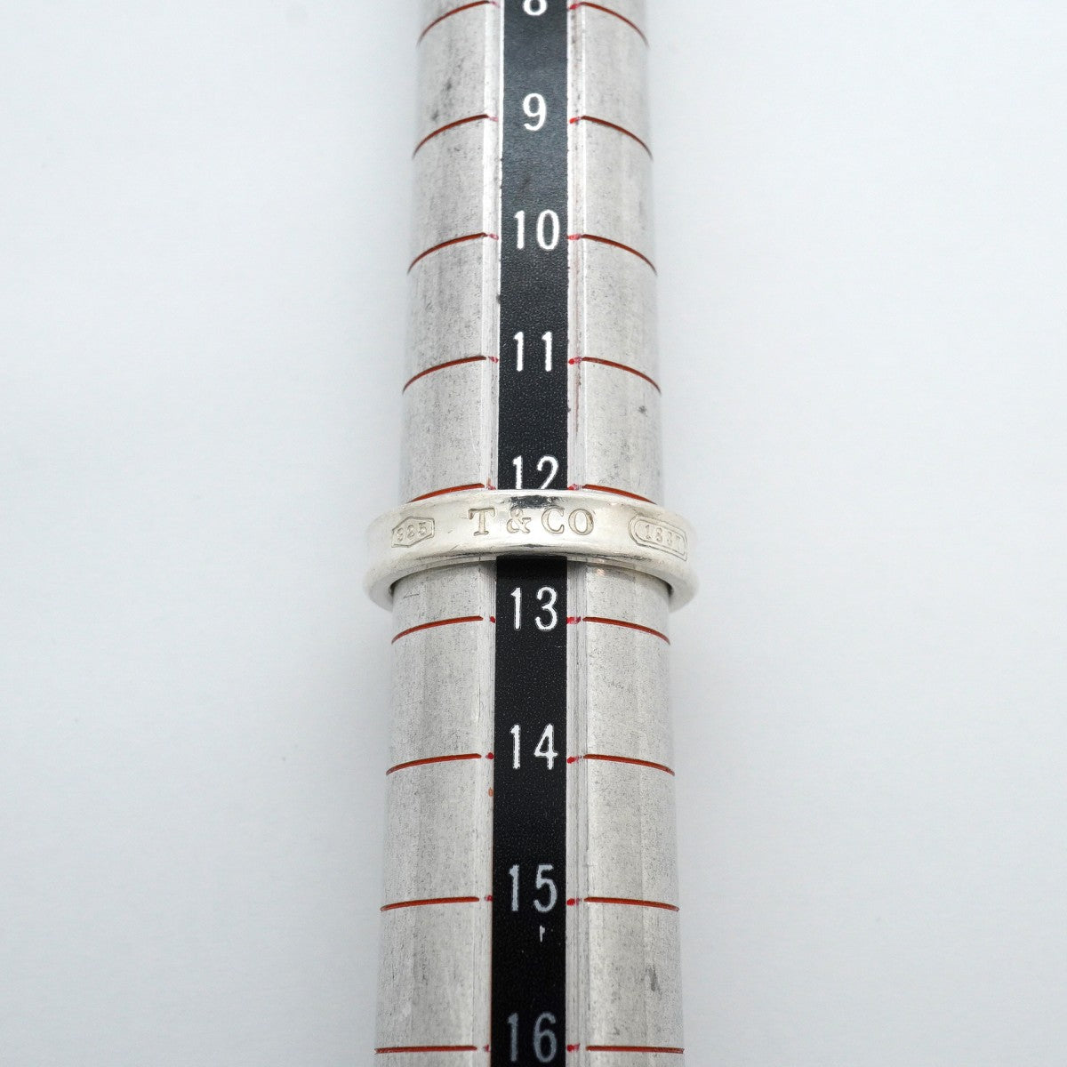 【6jgb0157-k】ティファニー リング ナロー シルバー925 12.5号【中古】レディース