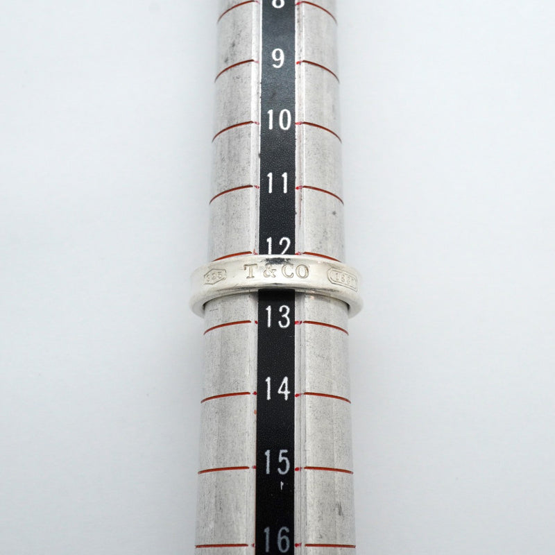 【6jgb0157-k】ティファニー リング ナロー シルバー925 12.5号【中古】レディース