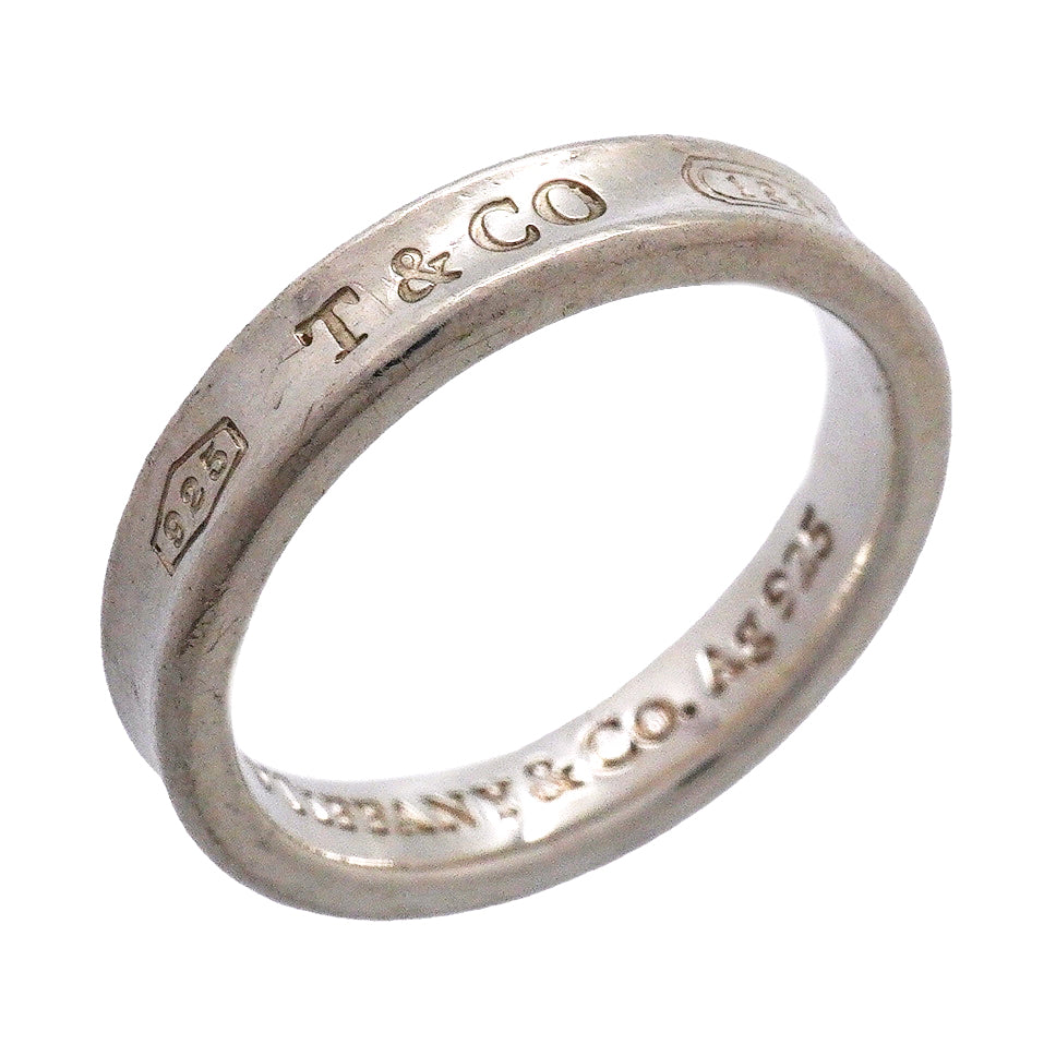 【6jgb0157-k】ティファニー リング ナロー シルバー925 12.5号【中古】レディース
