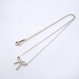 【6jgb0160-k】ティファニー ネックレス ボウリボン シルバー925【中古】レディース